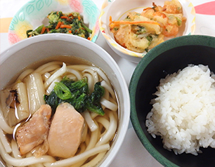 （↑）鶏南蛮うどん